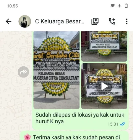 Pengiriman Papan Bunga Duka Kebun Raya Bogor