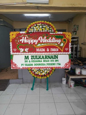 Papan Bunga di Kebun Raya Bogor