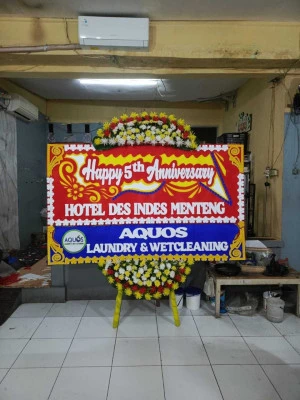 Papan Bunga di Kebun Raya Bogor