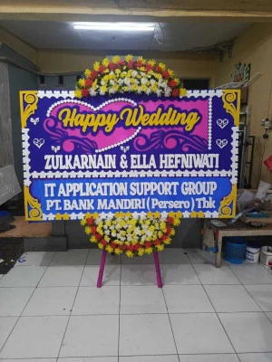 Papan Bunga di Kebun Raya Bogor